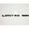 Grand Cherokee Matte Black Rear Limited & L Emblems Badge