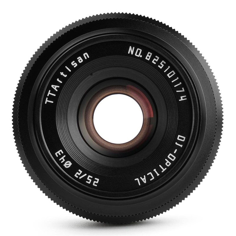 TTArtisan APS-C 25mm F2 Metal Bodied Lens Compatible with M43