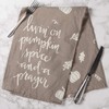 Primitives by Kathy Gray and White Hand-Lettered Dish Towel, 28