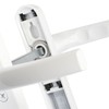 JCP UPVC Door Handle Pair Set Sprung 92 PZ 92mm,