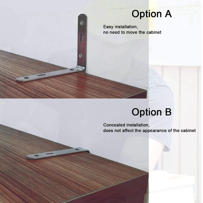 Furniture Anchors, TUPSKY Cabinet Straps Anti Tip Furniture Kits Falling