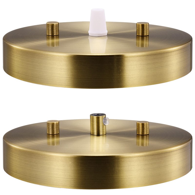 Canomo 6 Inch Antique Brass Ceiling Lighting Canopy Kit Ceiling