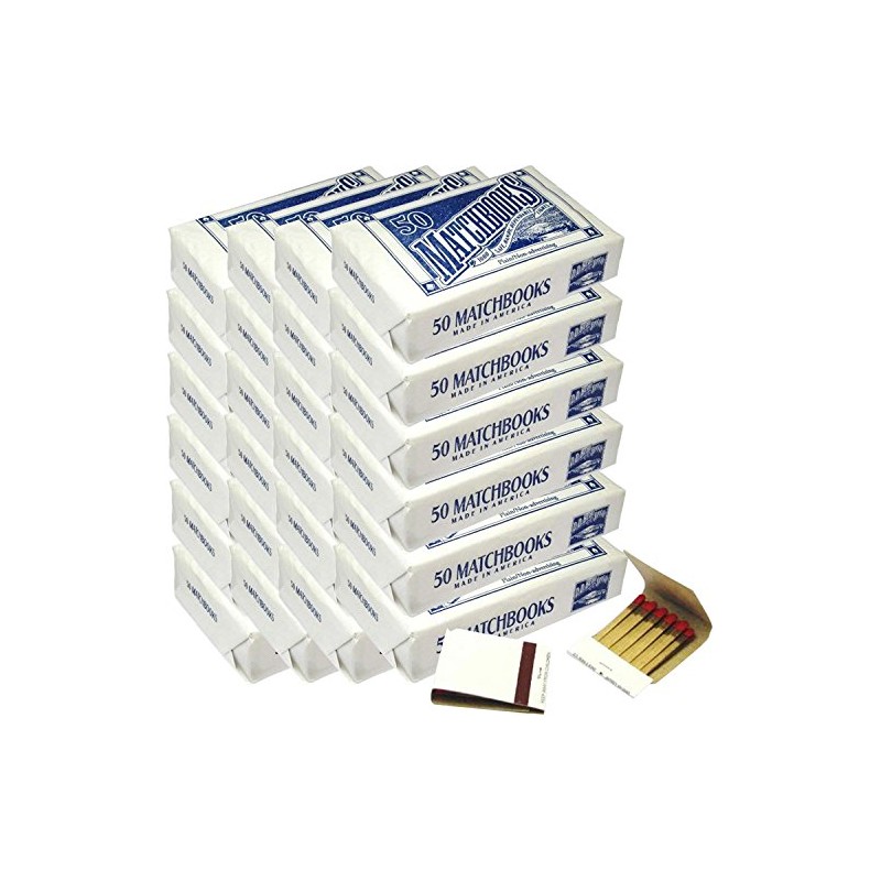 24 Boxes - Plain White Matches Matchbooks for Wedding Birthday