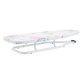 Amazon Basics Ironing Board Tabletop 77x29 cm, White, Floral