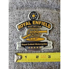 Royal Enfield Aluminum Decal, Emblem Sticker