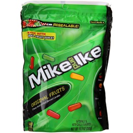 Mike & Ike Assorted Fruit Original Chew Candies, 10 oz