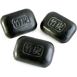 Bamboo Charcoal Soap For Soothing Dry Irritated Skin - 3 x 100gram Bars