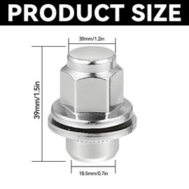 Lcyen 5Pcs Wheel Nuts Set for Jaguar XF XE X-Type F-TYPE S-TYPE XJ X350 X351 X358 XK XKR M12 x 1.5 Locking Wheel Lug Nuts