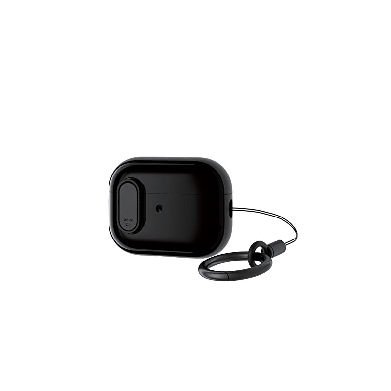 Elecom AVA-AP4TSLBK AirPods Pro 2 2nd Generation Case, Hybrid Case,