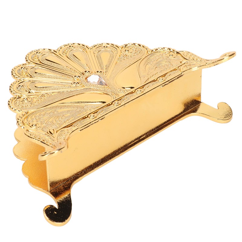Napkin Holder Classical Metal Peacock Embossed European Style Table Tissue