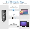 2-Pack Eyoyo Mini QR 2D&1D Bluetooth Barcode Scanner Portable Wireless