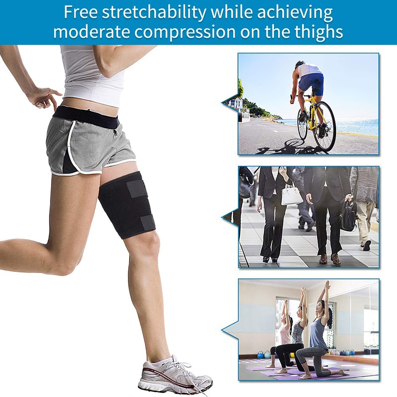 VIPMOON Thigh Brace, 2 Pack Sports Thigh Brace, Thigh Compression
