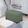Easy-Going Funda otomana elástica fácil de Usar, Taburete de Almacenamiento