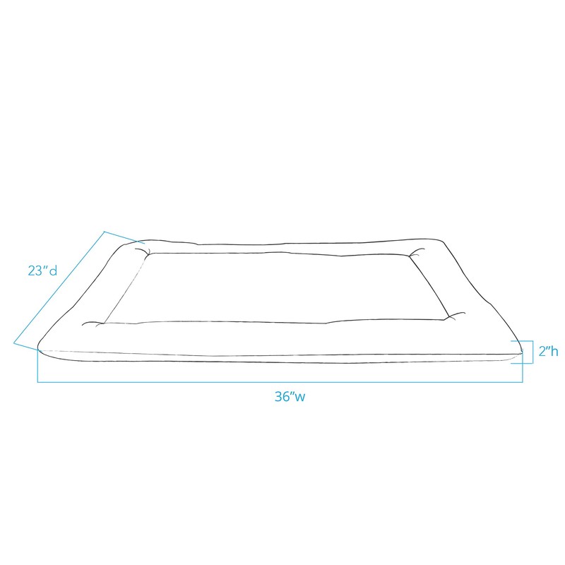 PENDLETON Berber Comfort Cushion Dog Bed - Mountain Plaid, M