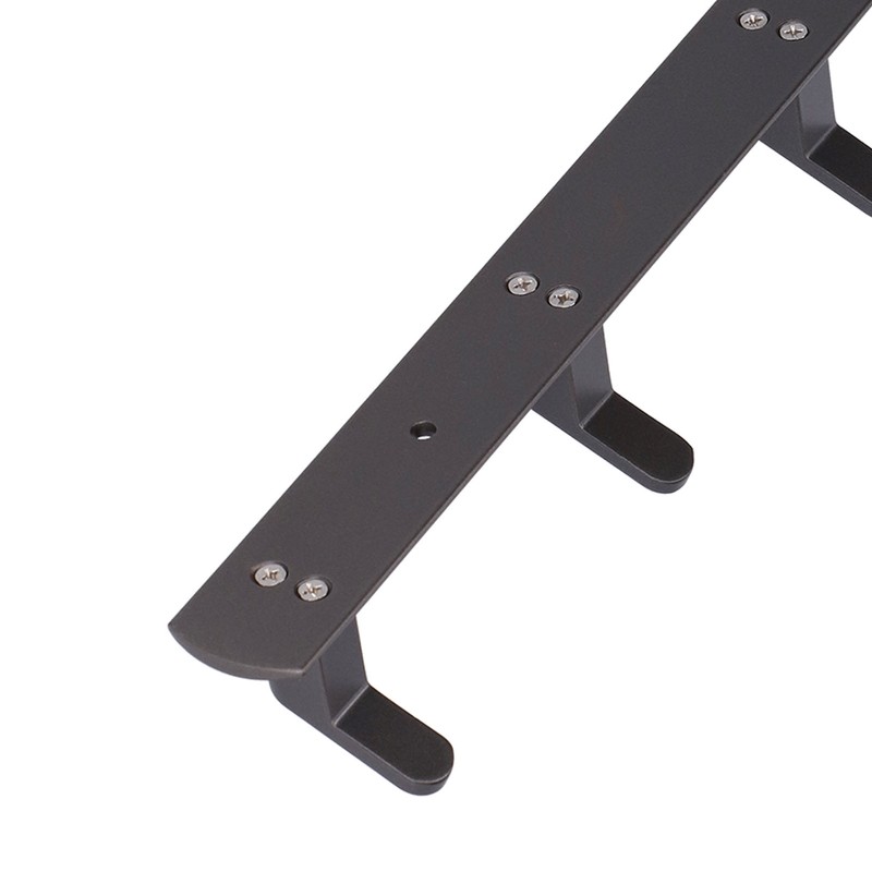 45cm Row Hook Wall Mount Aluminium Alloy Coat Towel Hook