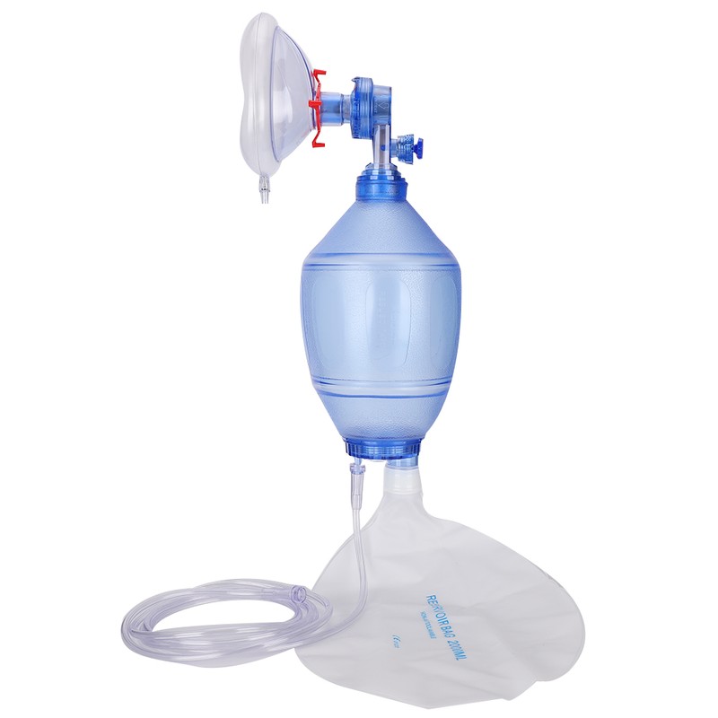 PVC Breathing Manual Resuscitator Emergency Aid Artificial Resuscitation DevicesChild 2#