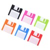 Ciieeo 6Pcs Writable Floppy Disk Coasters Heat Insulation Tableware Pads