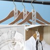 8 Pcs Clothes Hanger Connector Hooks, Multi Hangers Saving Space,