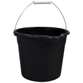 Multi Purpose Plastic Bucket with a Handle, 9-qt. House Cleaning, car Washing, Plant Nursery, Paint Job and so Much More