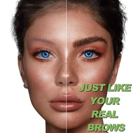 Microblading Eyebrow Pen, Waterproof Eyebrow Pencils for Women Hair Like Natural Brow Contouring Pen, Precise Thin Four Forks Tip Liquid Brow Filler Pencil Long Lasting Smudge Proof, Dark Brown