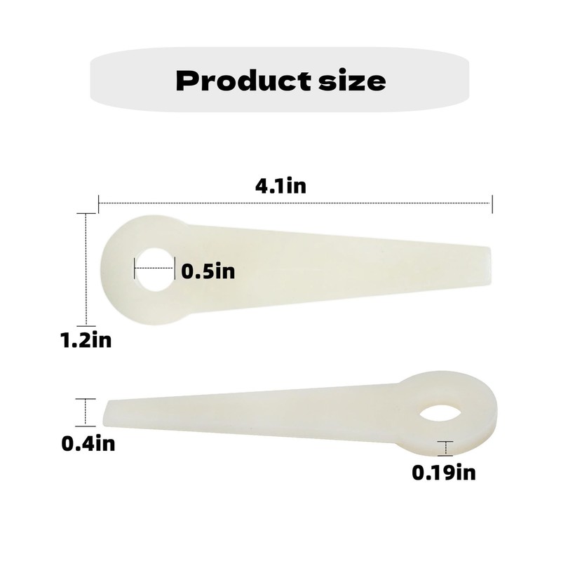 Taruimoo 27pcs Weed Eater Blades, Replacement Polycut Trimmer Head Poly