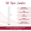 Biedermann & Sons 2 Pack Tall Taper Candles - Unscented