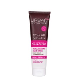 URBAN Care Argan Yağı & Keratin Kolay Kırılan Saçlara Özel Durulanmayan Bakım Kremi 150 ml- Vegan