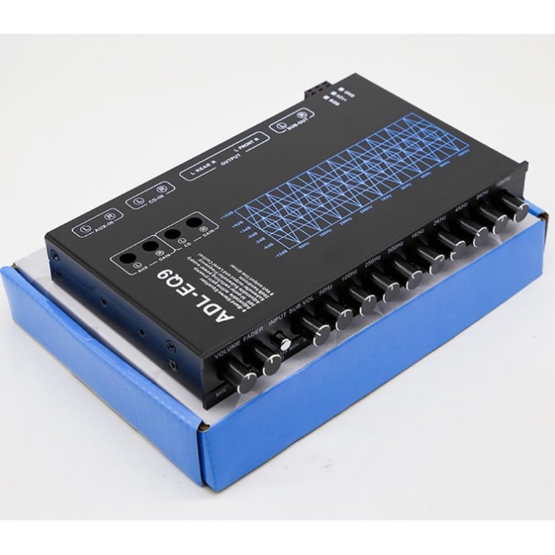 Daiilg 9 Band Equalizer High Performance 9 Equalization Bands 12V
