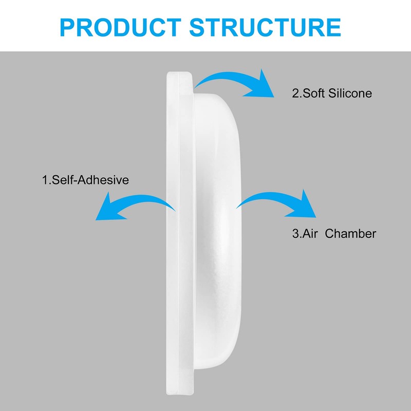SURMAP Eyeglass Nose Pads, Comfort Soft Silicone Glasses Nose Pad,