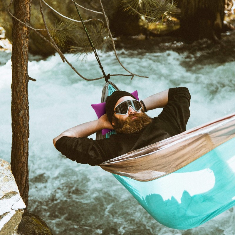 HappySnapGifts Small Travel Pillow Camping Pillow - (30cm x 20cm)