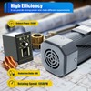 110V AC Gear Motor Single-Phase Electric Motor with Speed Controller