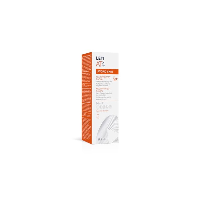 LETI AT4 MULTIPROTECT CREMA FACIAL FPS 50+ C/50 ML
