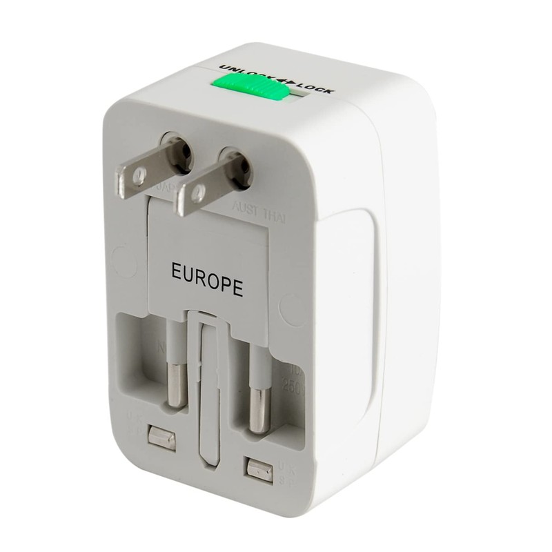 All-in-One Universal AC Wall Power Outlet Converter Adapter for Worldwide