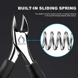 Toenail Clippers Ingrown Nail Cutter: Professional Toe Kit and Podiatrist Tool