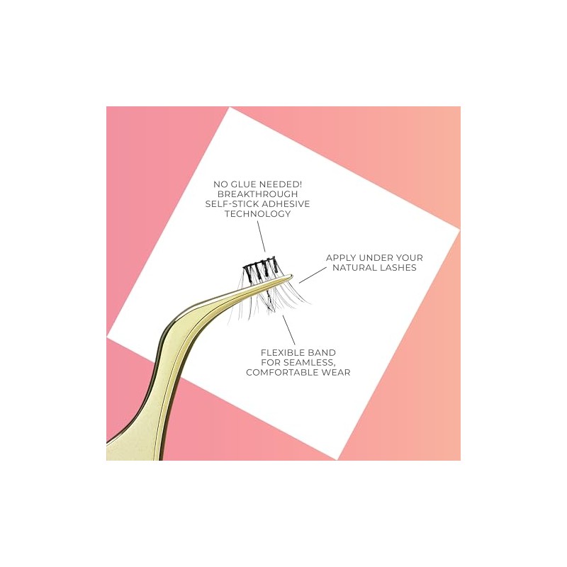 Pestañas postizas, extensiones de pestañas single Falsies imPRESS - Modern