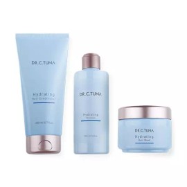 Paquete de cuidado capilar hidratante Farmasi Dr. C. Atún; champú + acondicionador + máscara