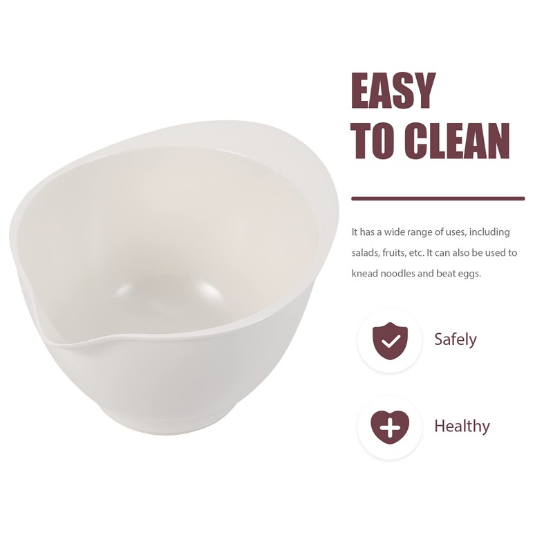 Cabilock Egg Mixing Holder Baking Bowl 1 Pc Mixing Bowl