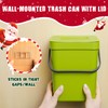 COMTAR Kitchen Waste Bin with Hooks 5L, Indoor Kitchen Sealed