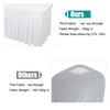48" L x 24" W x 30" H | White
