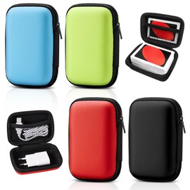 QIMMU Set of 4 Playing Cards Box, Card Box, Playing Card Case, Card Storage Box, Card Game Box, Protects Cards from Moisture and Dust for Boys and Girls