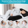 WOODWORD Pregnancy Pillow for Stomach Sleepers, Pregnancy Massage Pillow