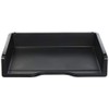 Nakabayashi A4DT-102BK Desk Tray A4 Horizontal Black Document Tray