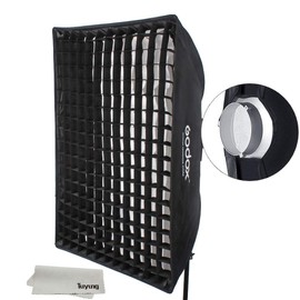 Godox 80cm x 120cm 31.5"x47.2" Strip Beehive Honeycomb Grid Softbox Bowens Mount for Godox Flash Light and Other Studio Flash Light