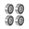 MAX COOL 6202-16-2RS 4PCS Ball Bearings Z2 16x35x11mm Double Sealed