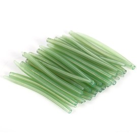 30 pieces carp fishing hook sleeves, anti-tangle hook line rig tubes tackle accessories 54 mm