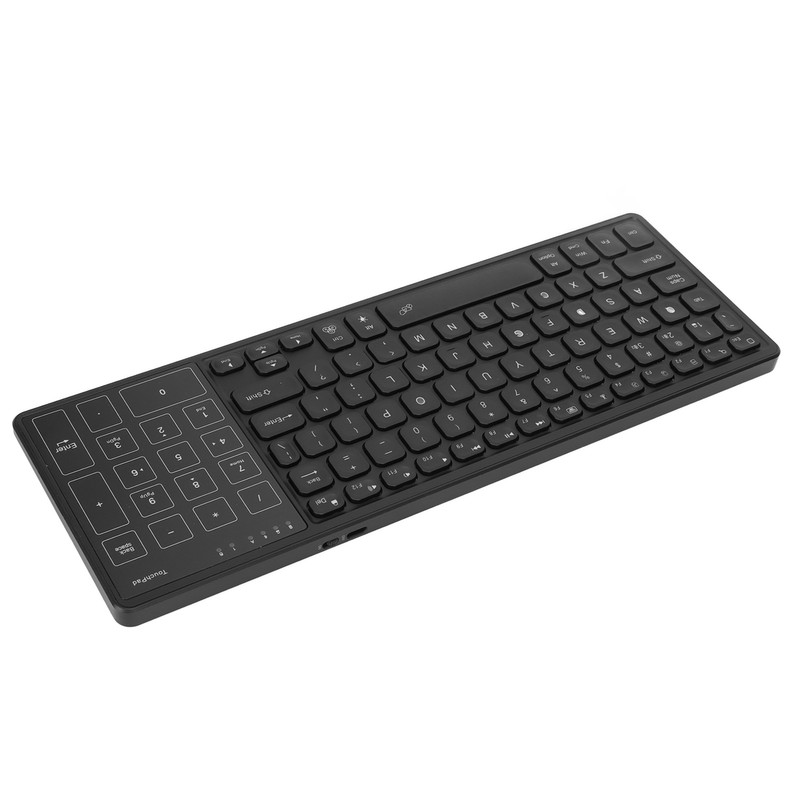 Wireless Keyboard Numeric Touchpad 2.4Ghz Wireless Portable RGB Backlit Plug