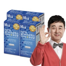 Real Doctor Multibiotics 10 Billion Live Lactic Acid Bacteria 400mg x 30 Capsules (4ea) / 리얼닥터 멀티바이오틱스 100억 생 유산균 400mgX30캡슐 4개