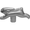 STAUB 40510-661-0 Rabbit Lid Knob, Stainless Steel, Silber, 9 x