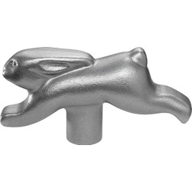 STAUB 40510-661-0 Rabbit Lid Knob, Stainless Steel, Silber, 9 x 6 x 3.2 cm