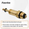 Ebrmeiwo 89773 Diverter Kit for Shower Valve Cartridge Part, Valve